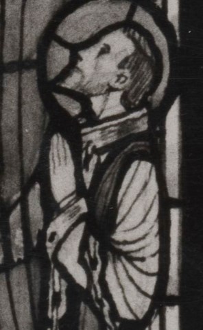 영국의 복자 윌리엄 필비_photo by Singhson67_detail of a sketch of a stained glass window for Notre Dame Convent in Wigan_England UK.jpg